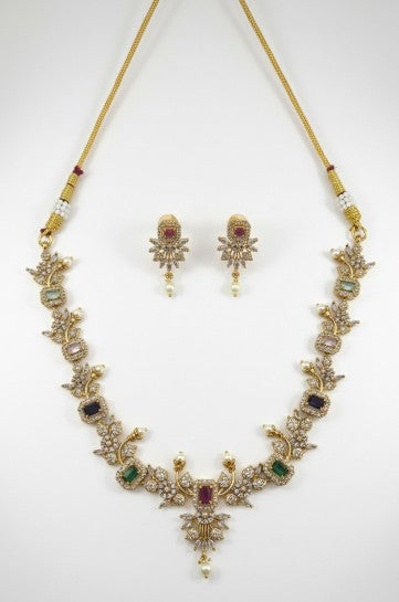 Prism Flora Vine Necklace