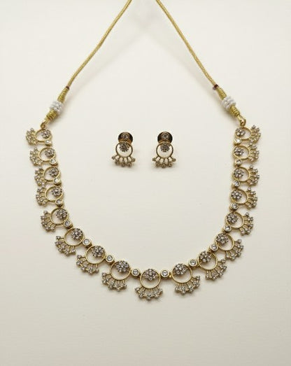 The Crescent Flora Necklace