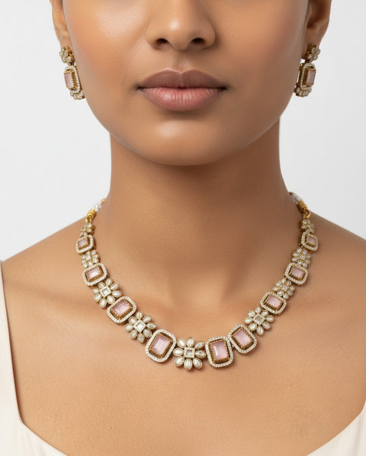 CaronRose Petal Bloom Necklace Set