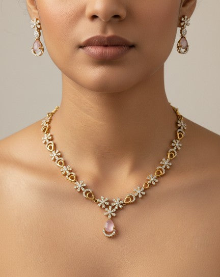 Petal & Pink Harmony Necklace