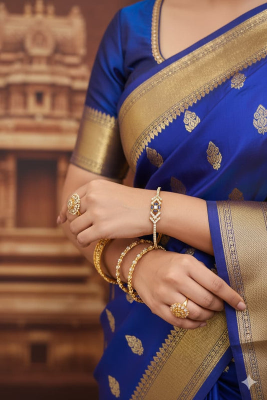 Art Deco Geometric Bangle