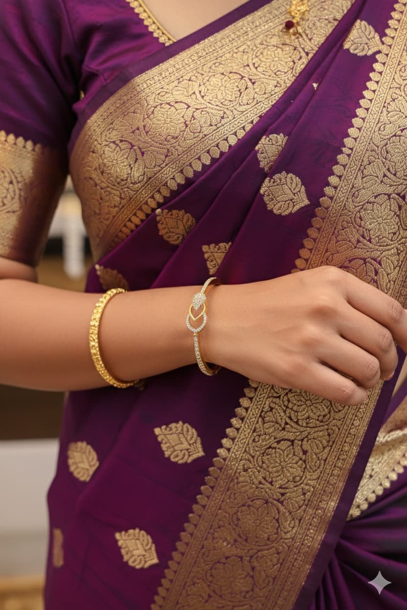 Interlocking Teardrop Cuff