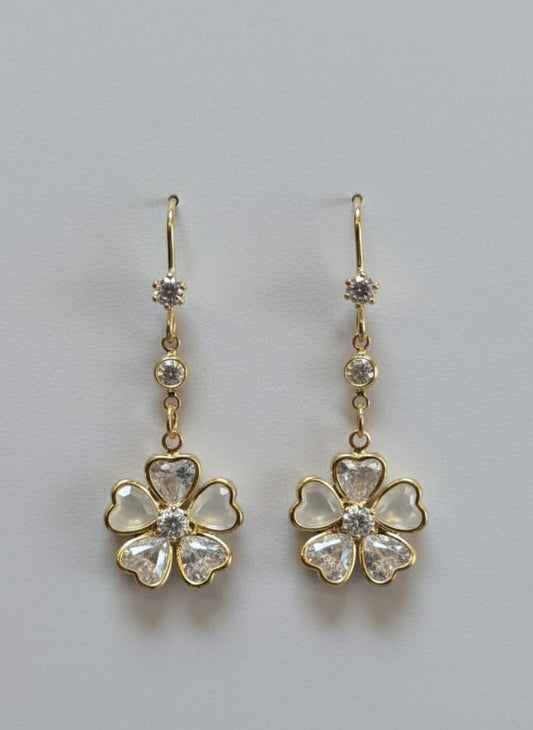 Eternal Love Floral Chandelier Earrings