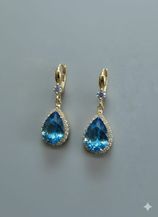 Midnight Azure Teardrop Earrings